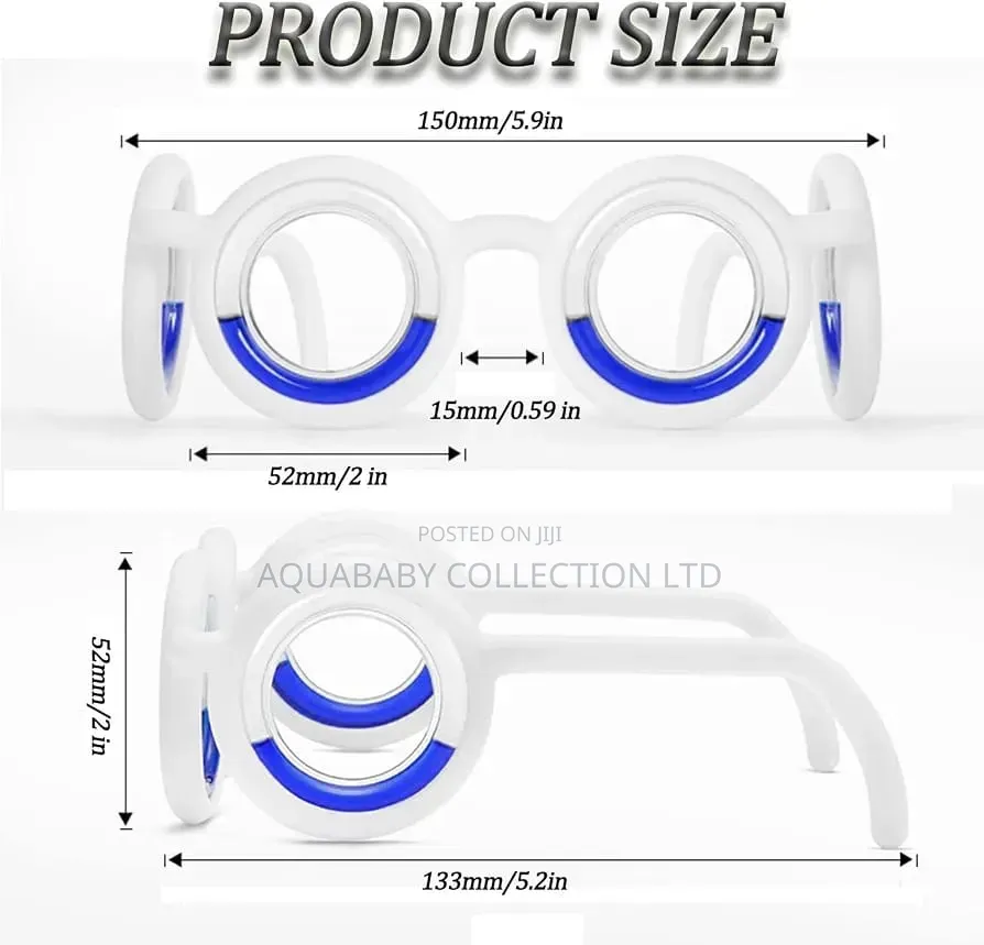 Anti-Motion Sickness Smart Glasses – Car, Travel & Seasickness Relief