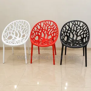 Modern Plastic Dining Chair for Home and Garden