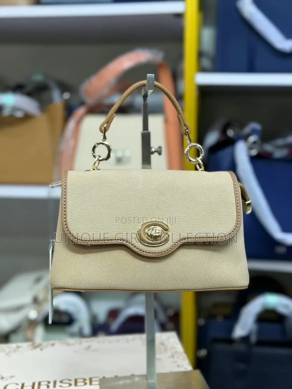 Chrisbella Luxury Top-Handle Crossbody Bag – Chic & Classic Style