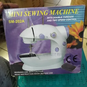 Electric Portable Mini Sewing Machine-White