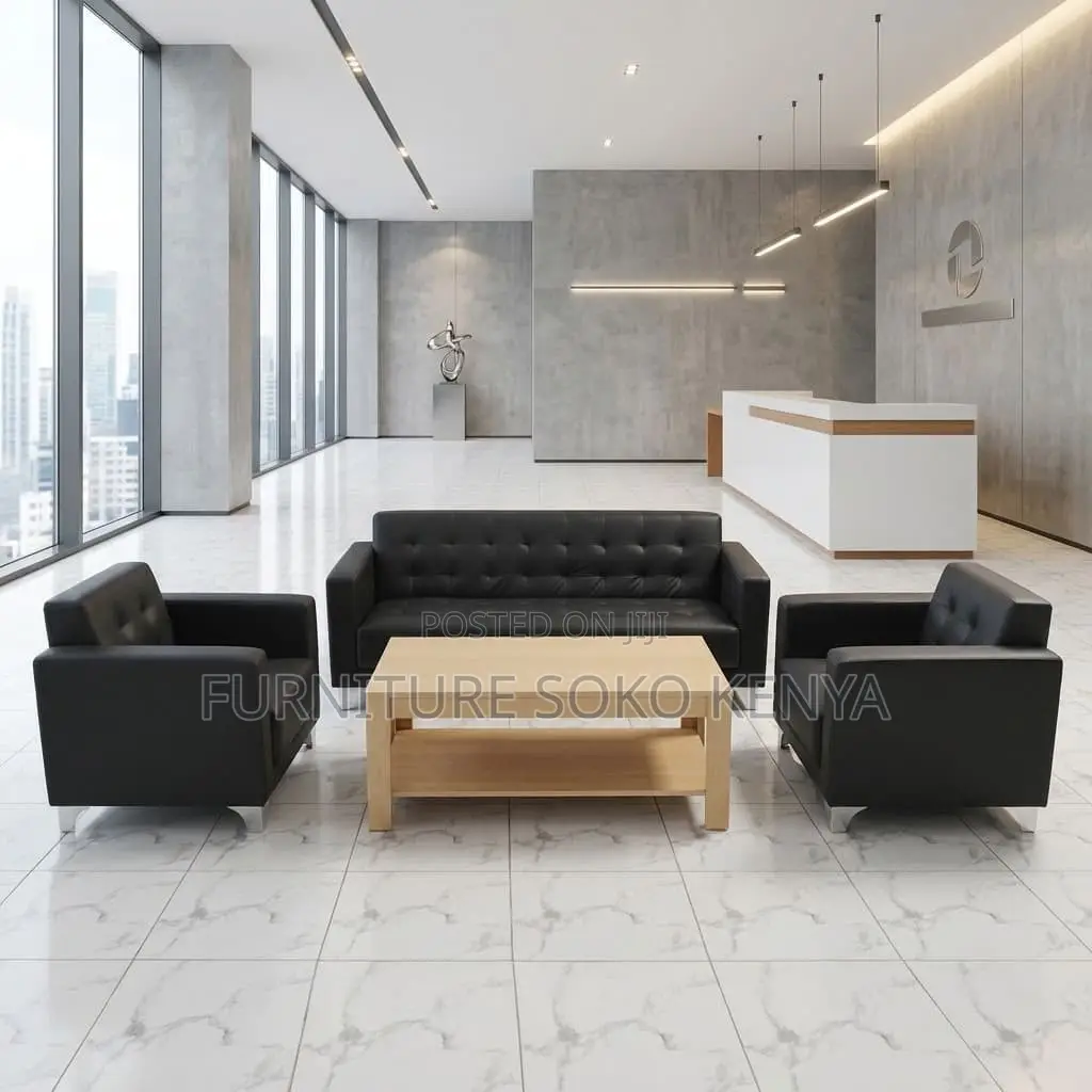 Five Seaters Executive Modern Sofa Set | Office Modern Sofas