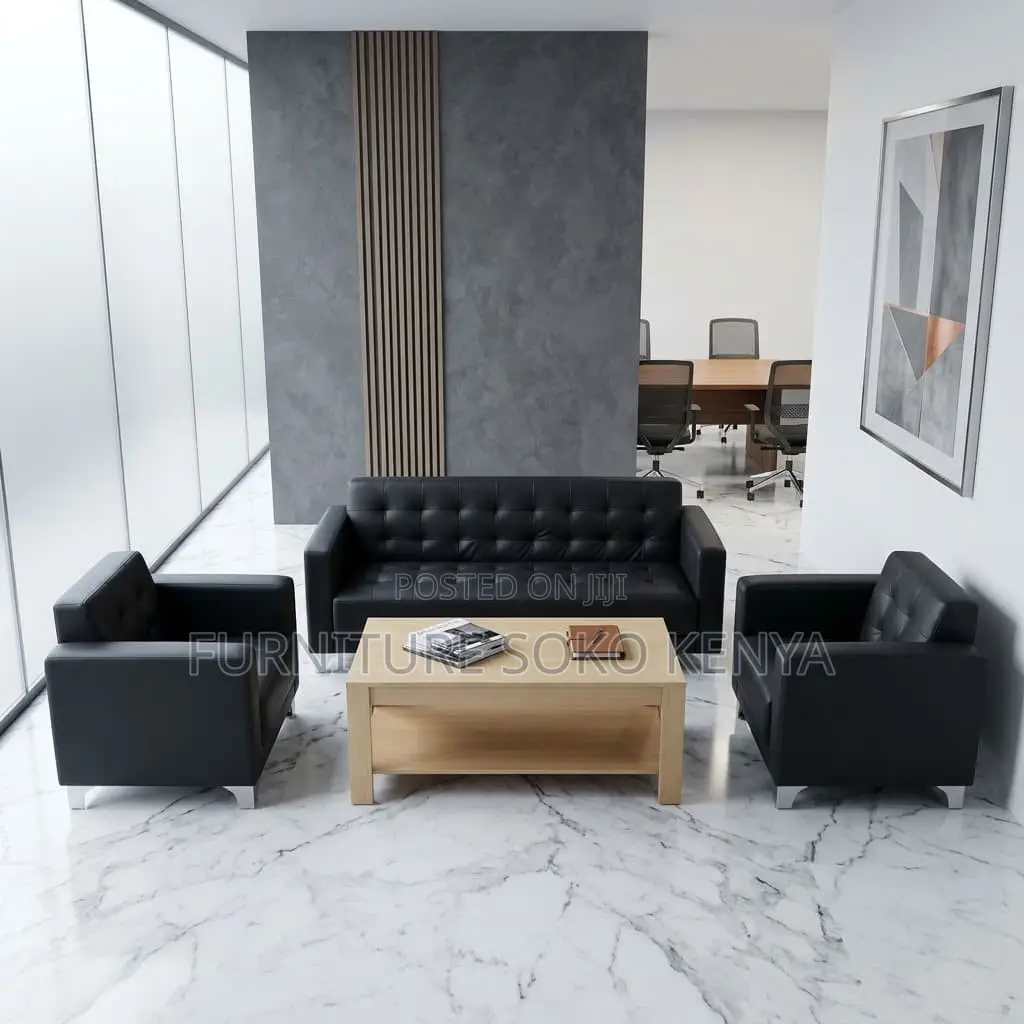 Five Seaters Executive Modern Sofa Set | Office Modern Sofas
