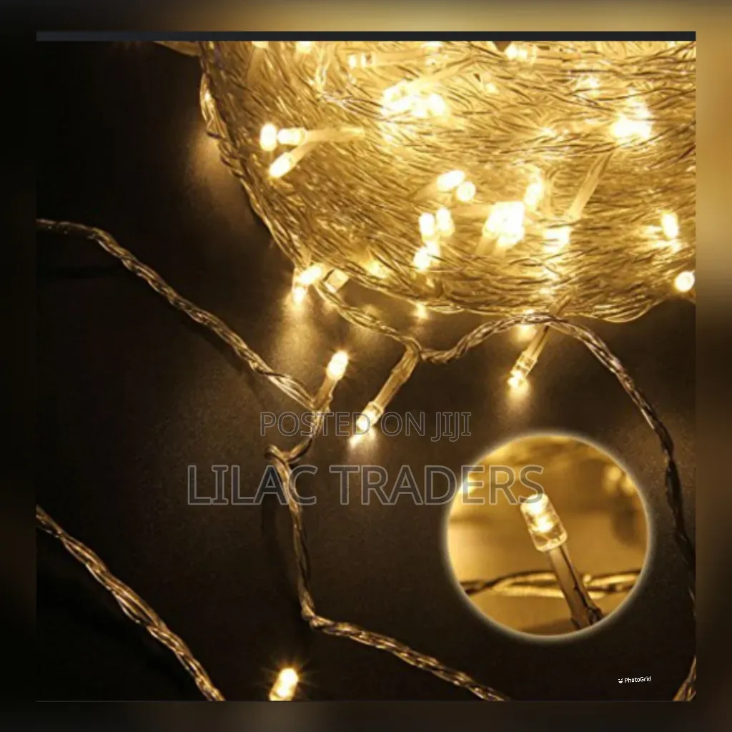 10M LED Christmas Decorative Lights for Indoor & Outdoor Use