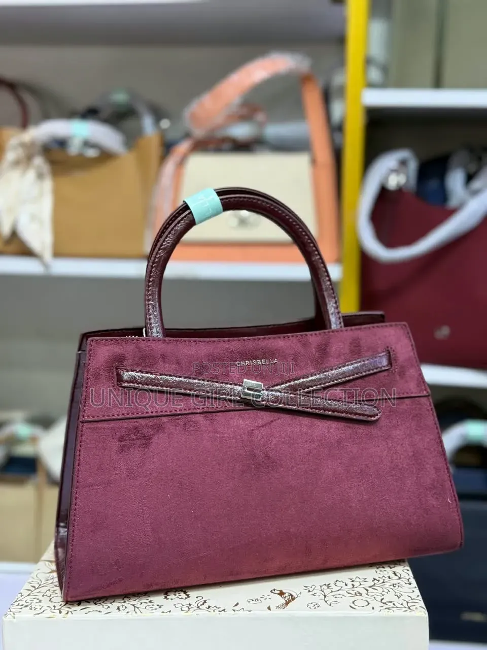 Chrisbella Premium Suede HandBag – Luxury Corporate & Casual Chic