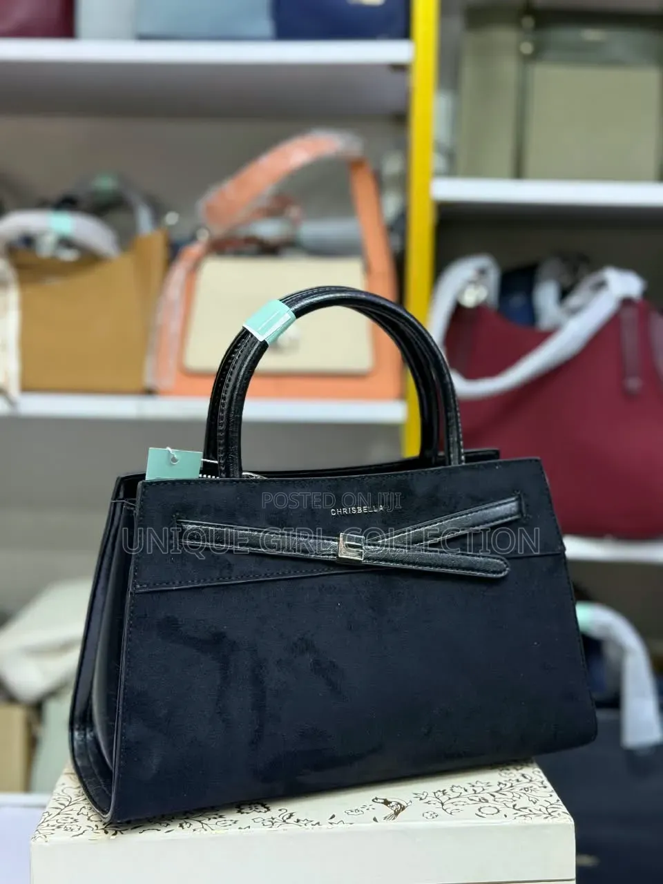 Chrisbella Premium Suede HandBag – Luxury Corporate & Casual Chic