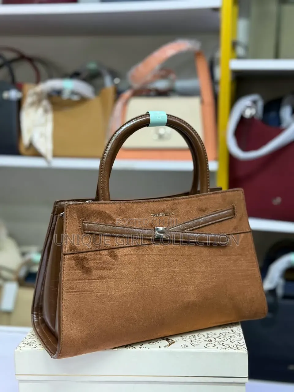 Chrisbella Premium Suede HandBag – Luxury Corporate & Casual Chic