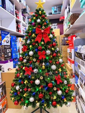 7ft Cypress Decorated Artificial Christmas Tree Available