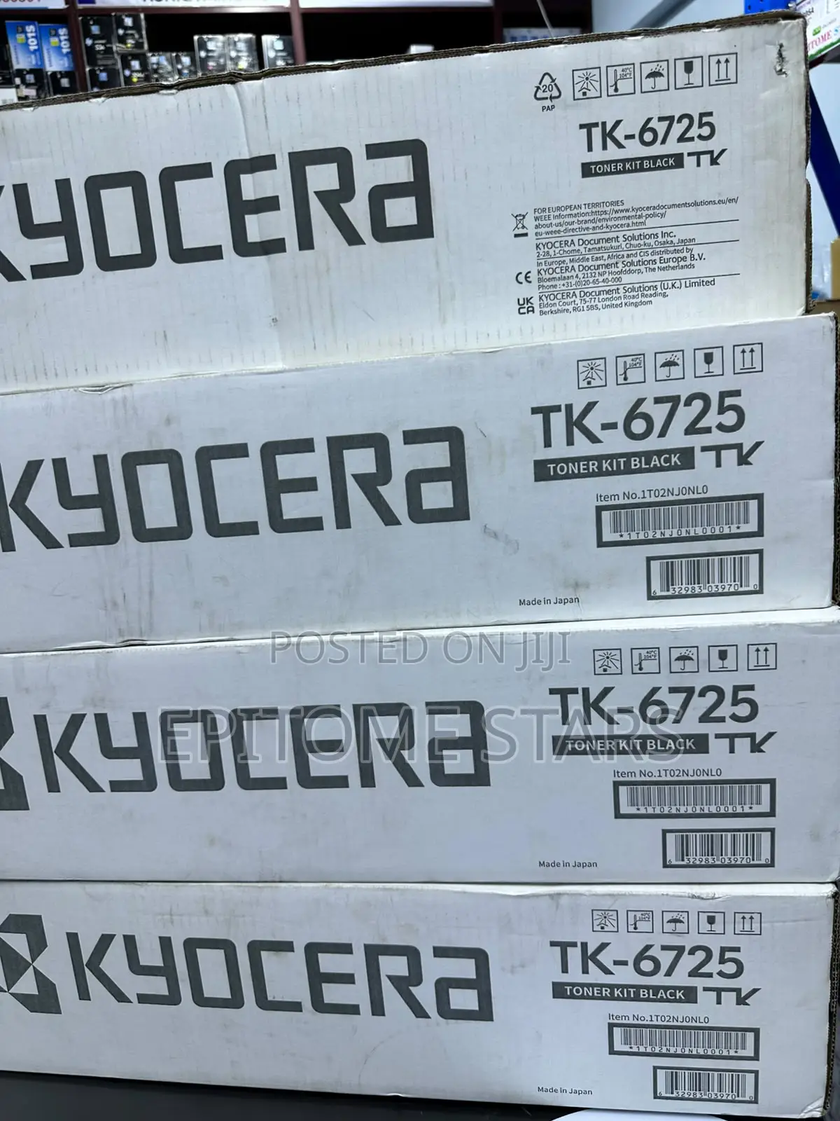 Kyocera TK-6725 Bold Black Toner Cartridge