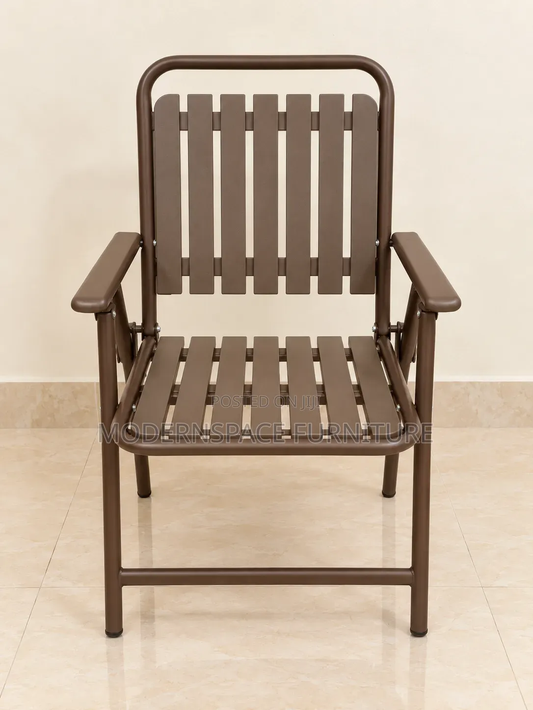 Brown Plastic Foldable Chairs