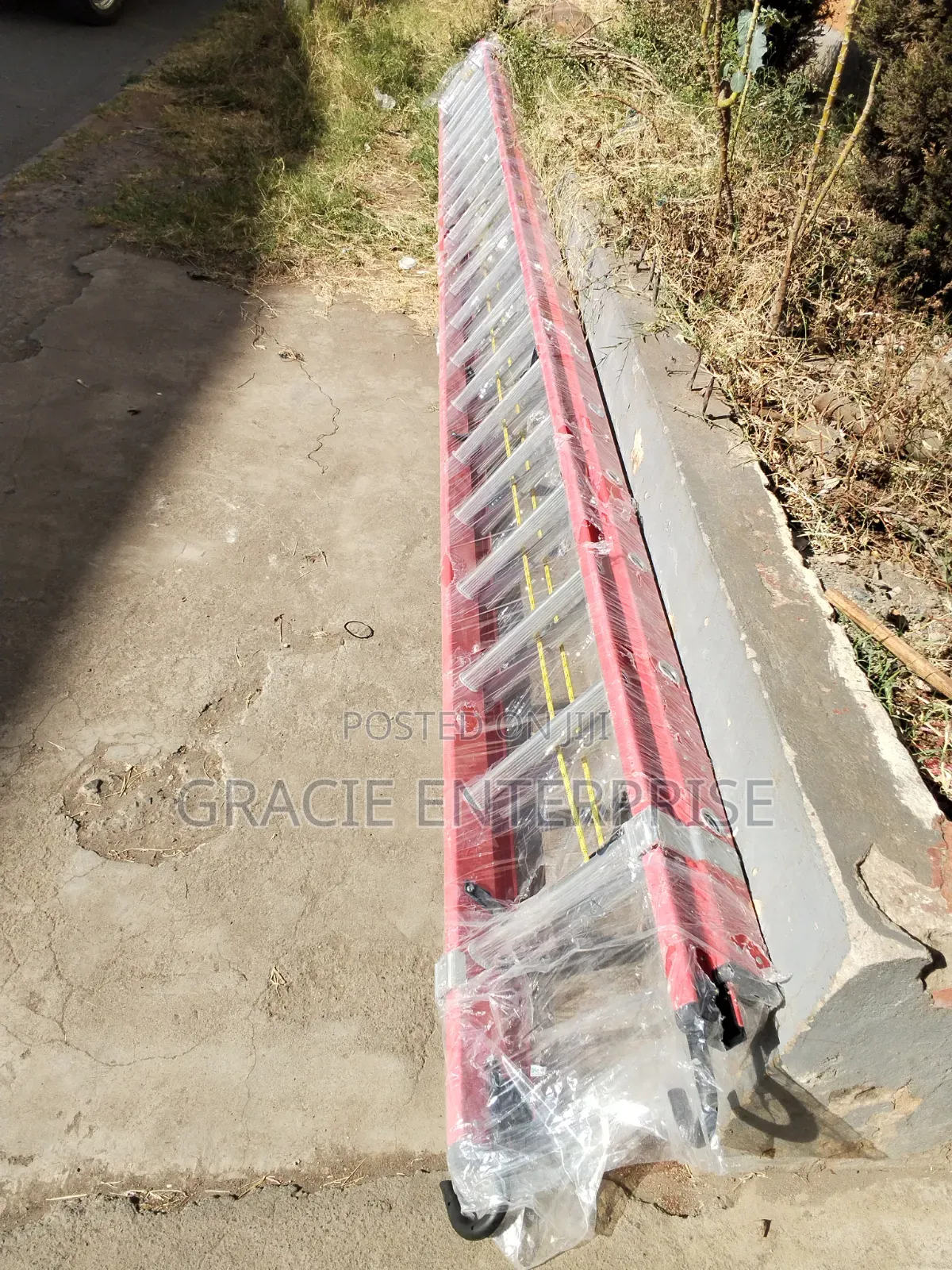 Fiberglass Double/ Twin Section Sliding/ Extension Ladder