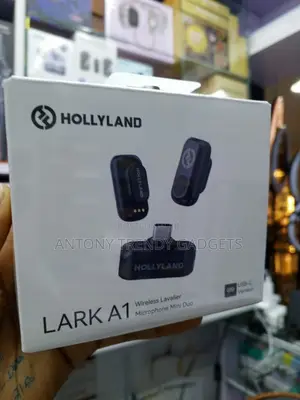 Hollyland Lark A1 Mini Duo Wireless Clip Mic Kit for Video Shoots