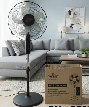 16inches Rashnik Standing Fan With Remote