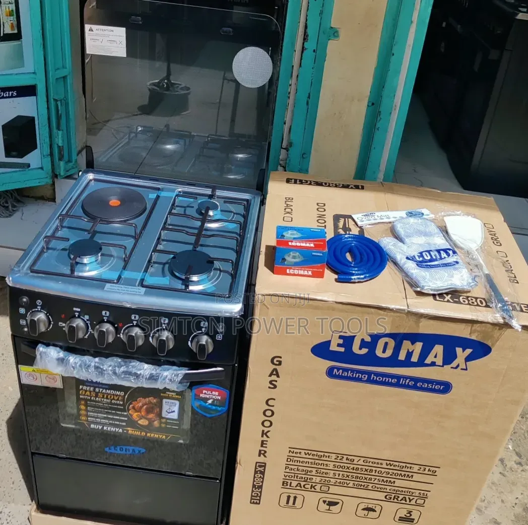 Ecomax LX-680-3G1E Freestanding Cooker,