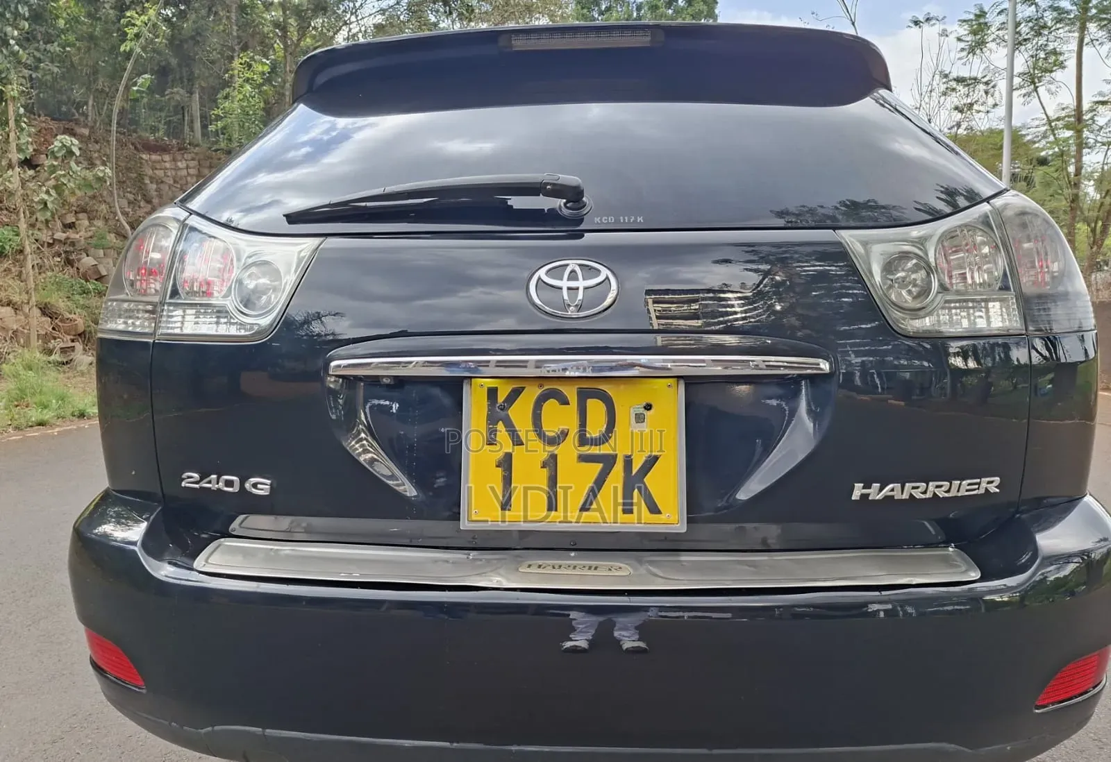 Toyota Harrier 2008 Black