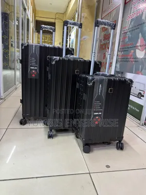 Black Aluminium Quality Zipless Suitcase Set of 3 at 