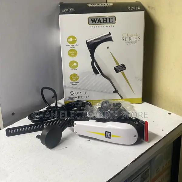 Wahl Professional Corded Super Taper Hair Clipper Adjustable Blade