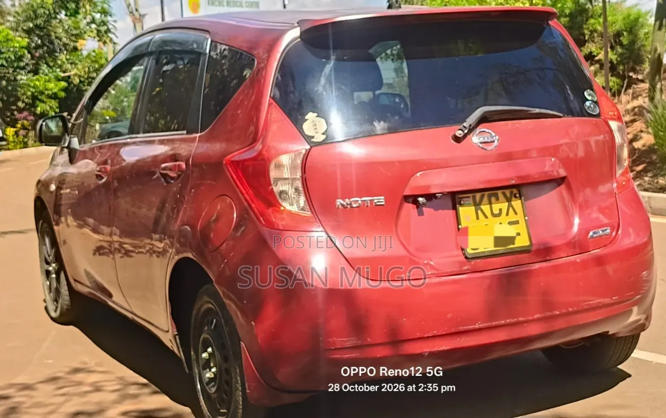 Nissan Note 2013 Maroon