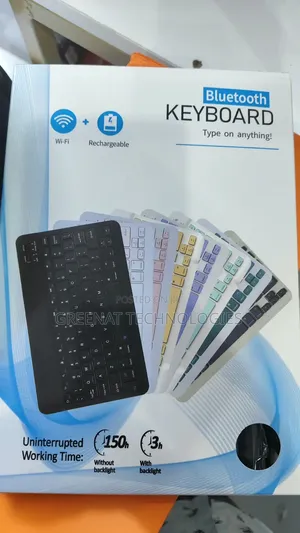 Rechargeable Wireless Keyboard Mini Keyboard for Tablet Phone Laptop
