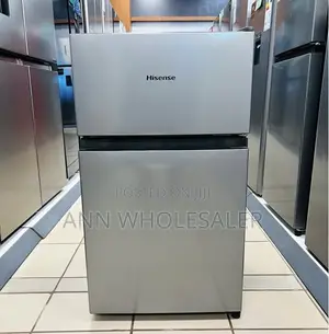 Hisense 91L Double Door Fridge Mini Bar Fridge Top Mounted Freezer