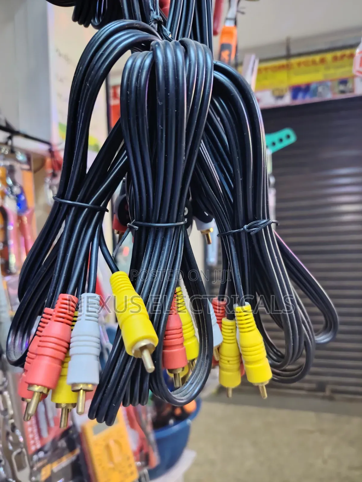 3 RCA to 3 RCA Composite Audio/Video Cables (10 Pcs)