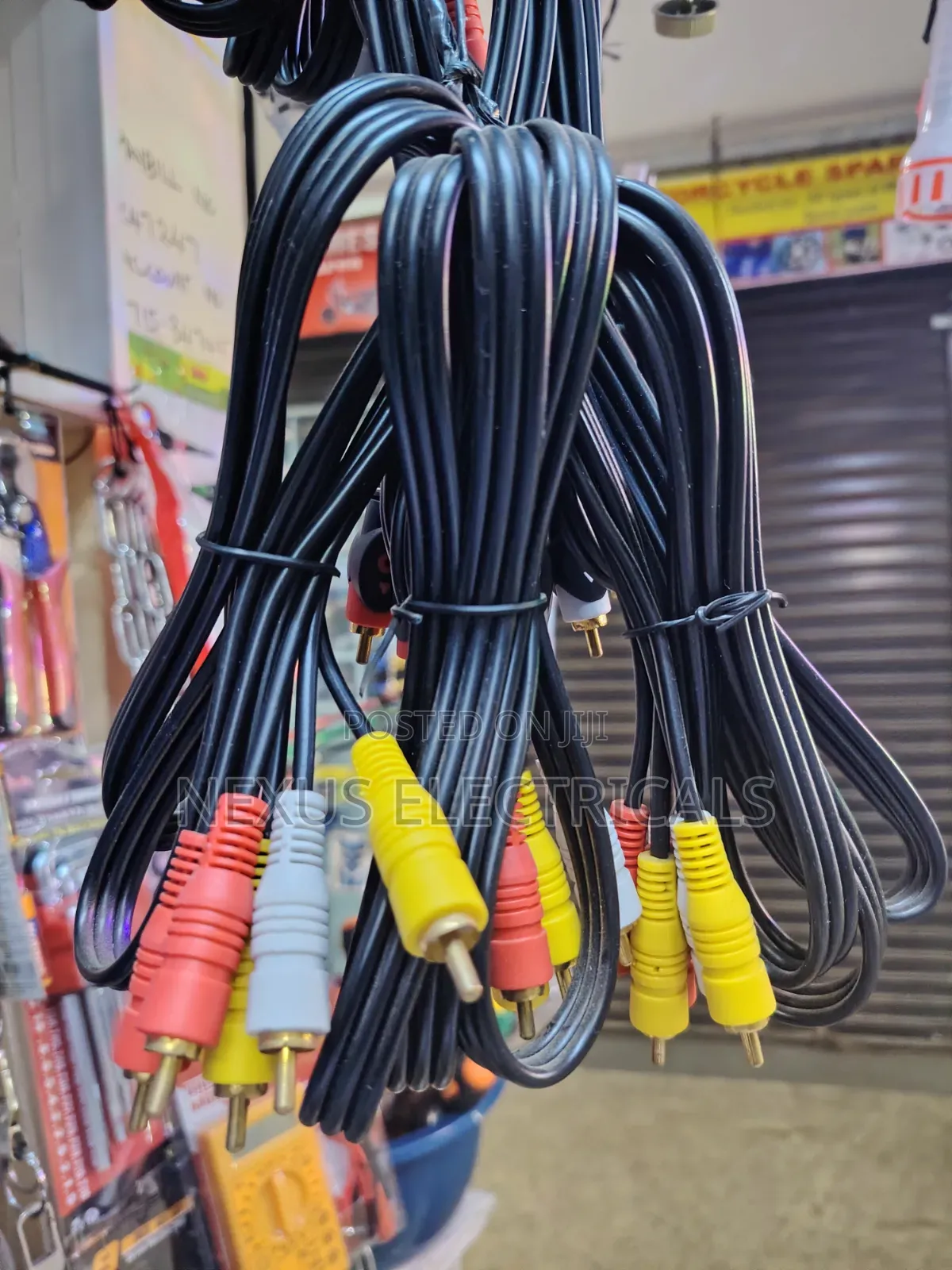 3 RCA to 3 RCA Composite Audio/Video Cables (10 Pcs)