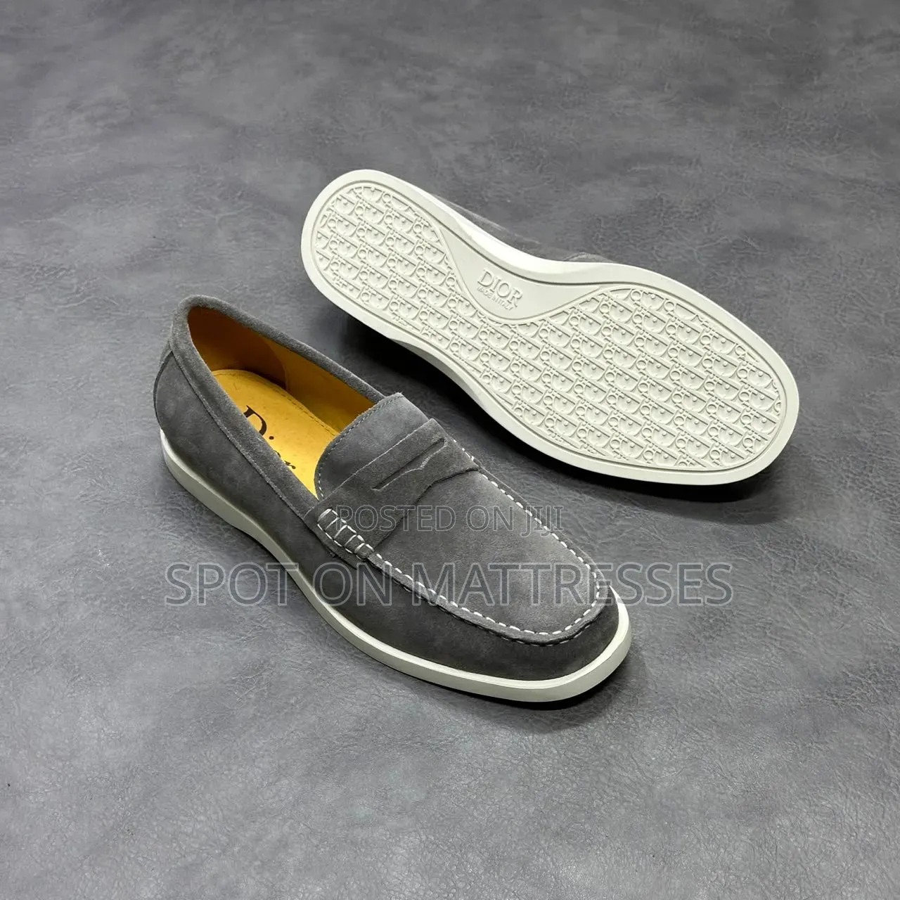 Dior Suede Loafer Shoes for Men. Sizes 39-46. Nationwide Delivery!