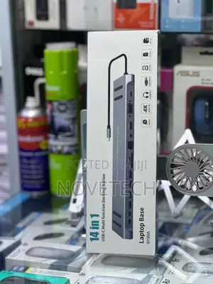 USB C Hub,14-in-1 USB-C Multiport Adapter Dock Station Hub