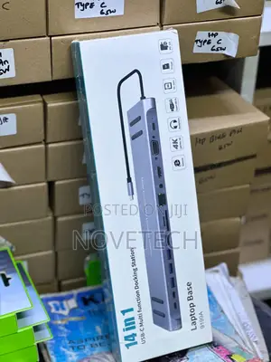 USB C Laptop Docking Station, 14 in 1 Type C Hub