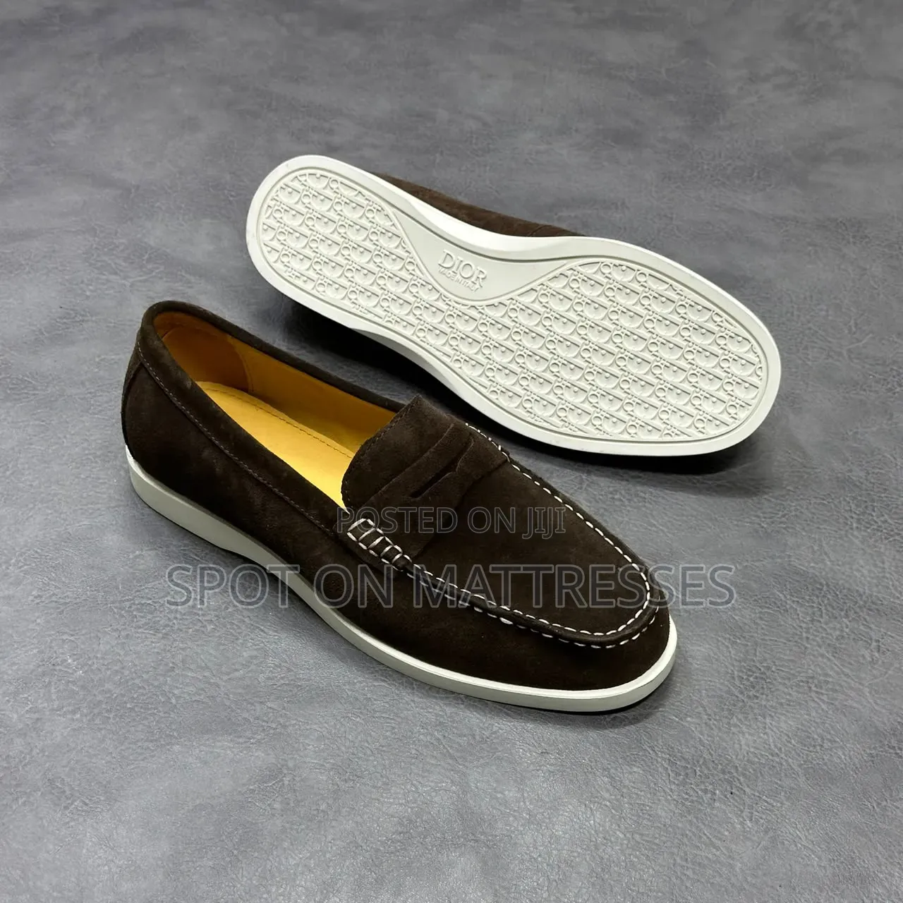 Classic Dior Loafers for Men. Suede Material. Sizes 39-46. We Deliver!