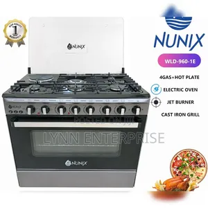 60*90 Nunix Cooker 4+1 :1 Hot Plate ,Wokburner With 4 Gas