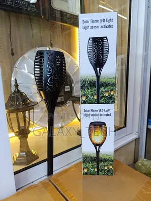 Solar Flame LED Light - Light Sensor Activated