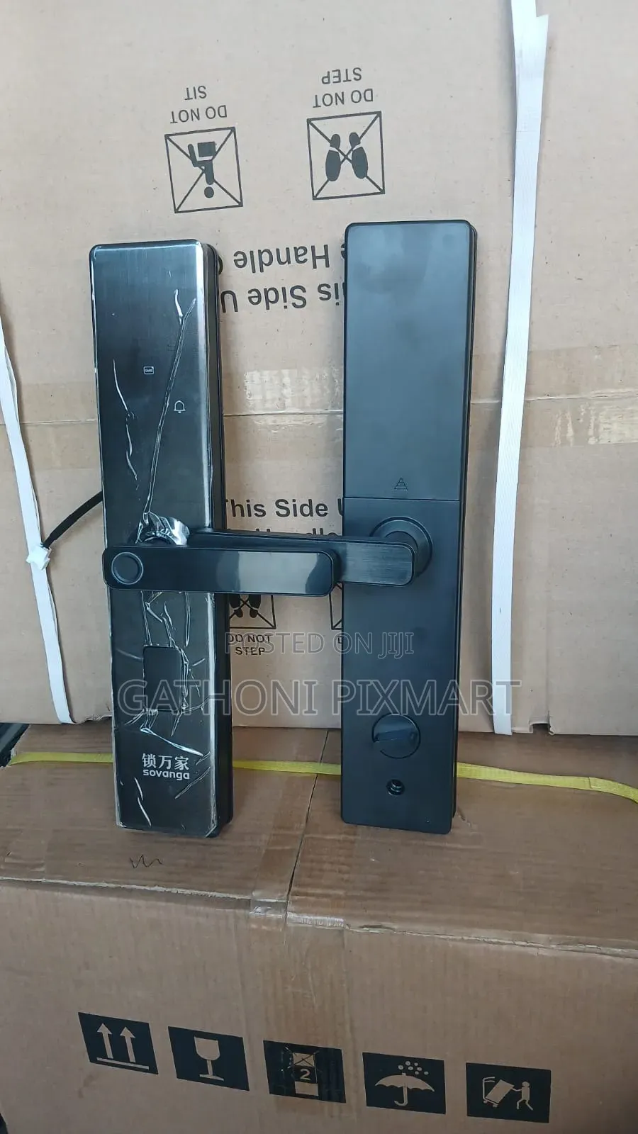 Keyless Entry Smart Fingerprint Door Handle Lock