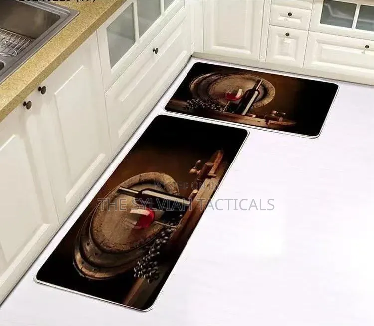 2pc Kitchen Mat Sets*A 2pc Rubber Mat