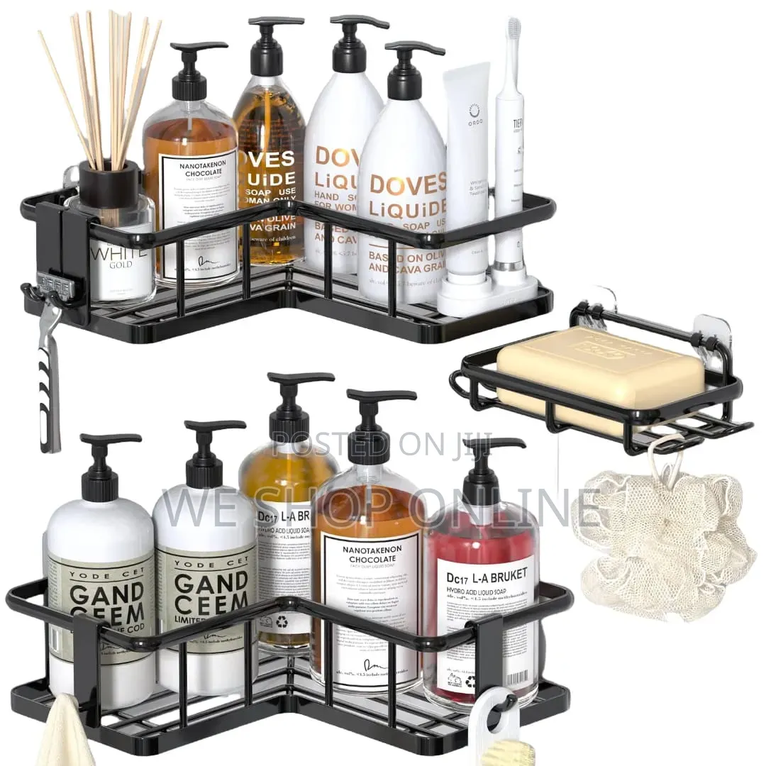 3pcs Corner Bathroom Shelf Set