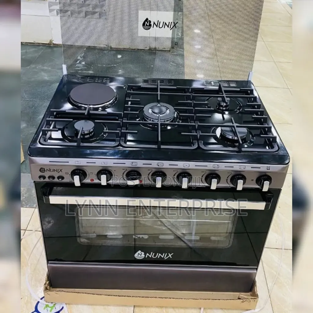 Nunix 60*90 4gas+1electric Standing Cooker With Electric Oven WLD9601E