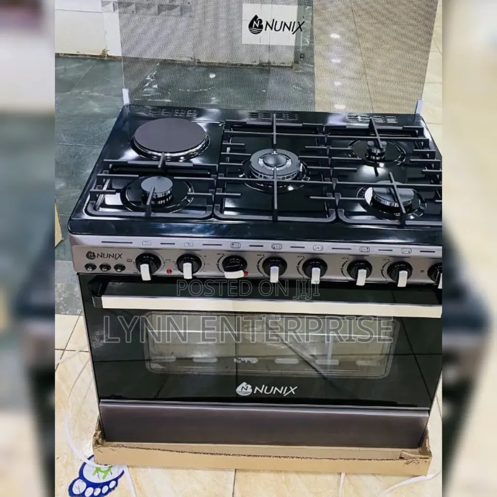Nunix 60*90 4gas+1electric Standing Cooker With Electric Oven WLD9601E