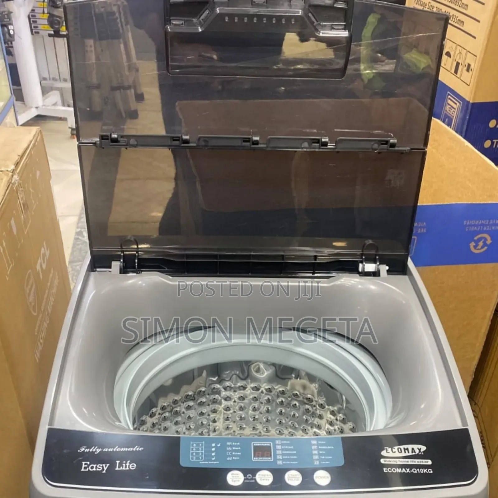 Ecomax 10kg Top Load Fully Automatic Washing Machine