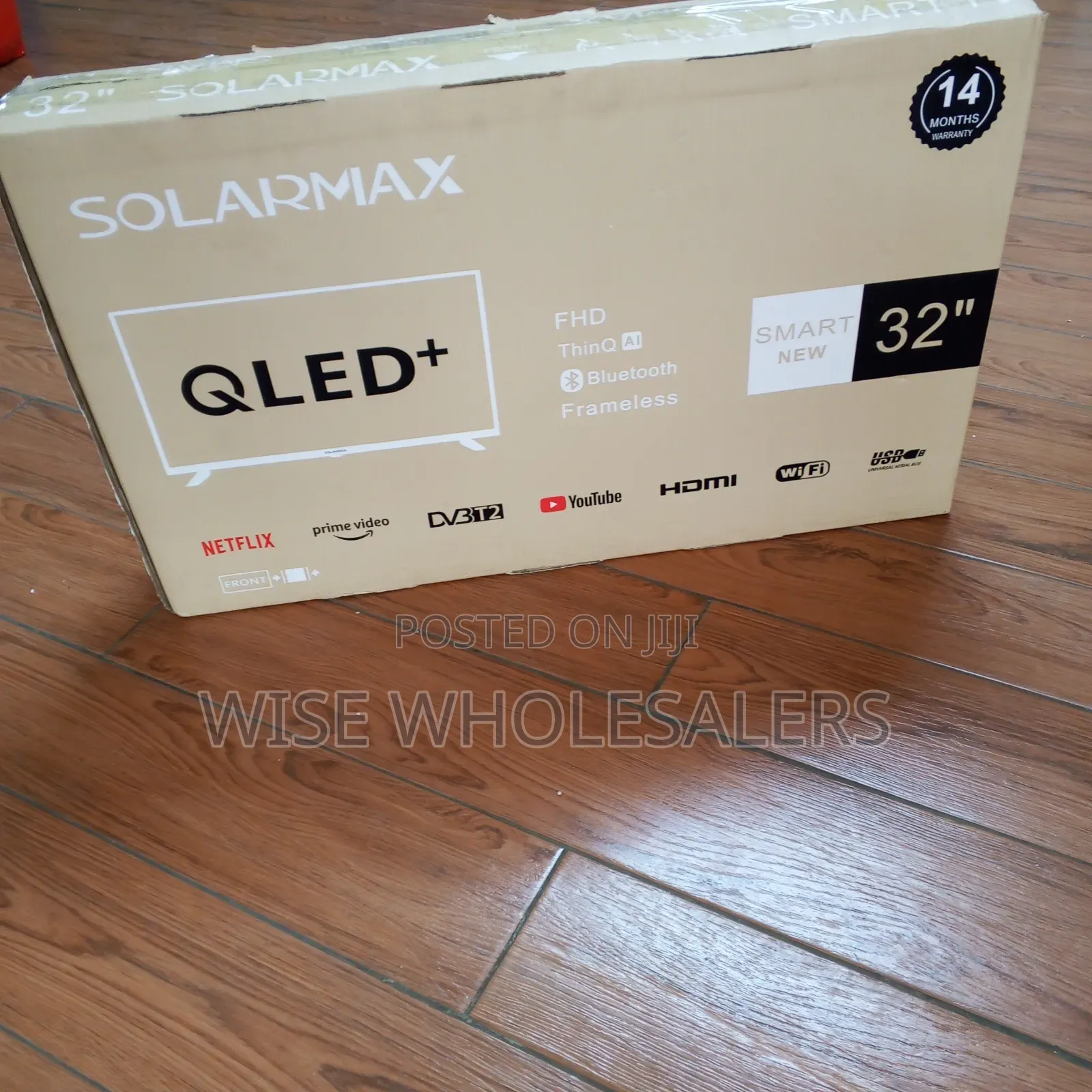 Solarmax 32"inch Qled TV Frameless Blueooth Enabled