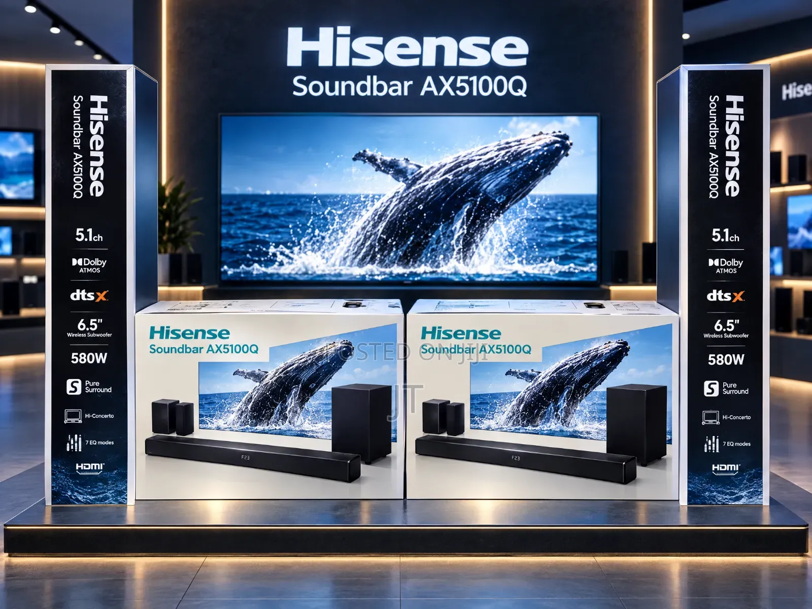 Hisense AX5100Q 5.1-Channel 580W Soundbar System