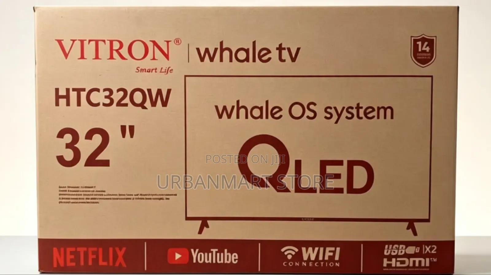Vitron 32 Inch QLED Smart TV With Whale OS