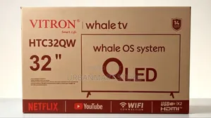 Vitron 32 Inch Whale OS QLED Television