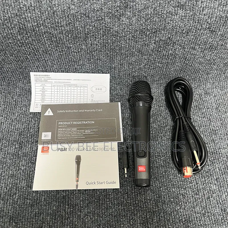 PBM100 Wired Dynamic Vocal Microphone