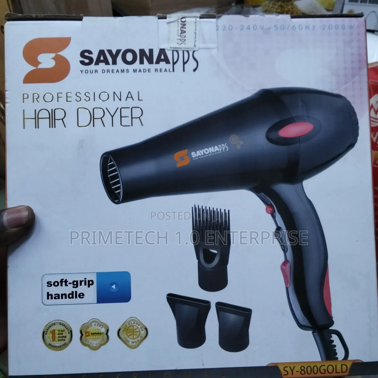 2000watts Professional Sayona Blow Dryer