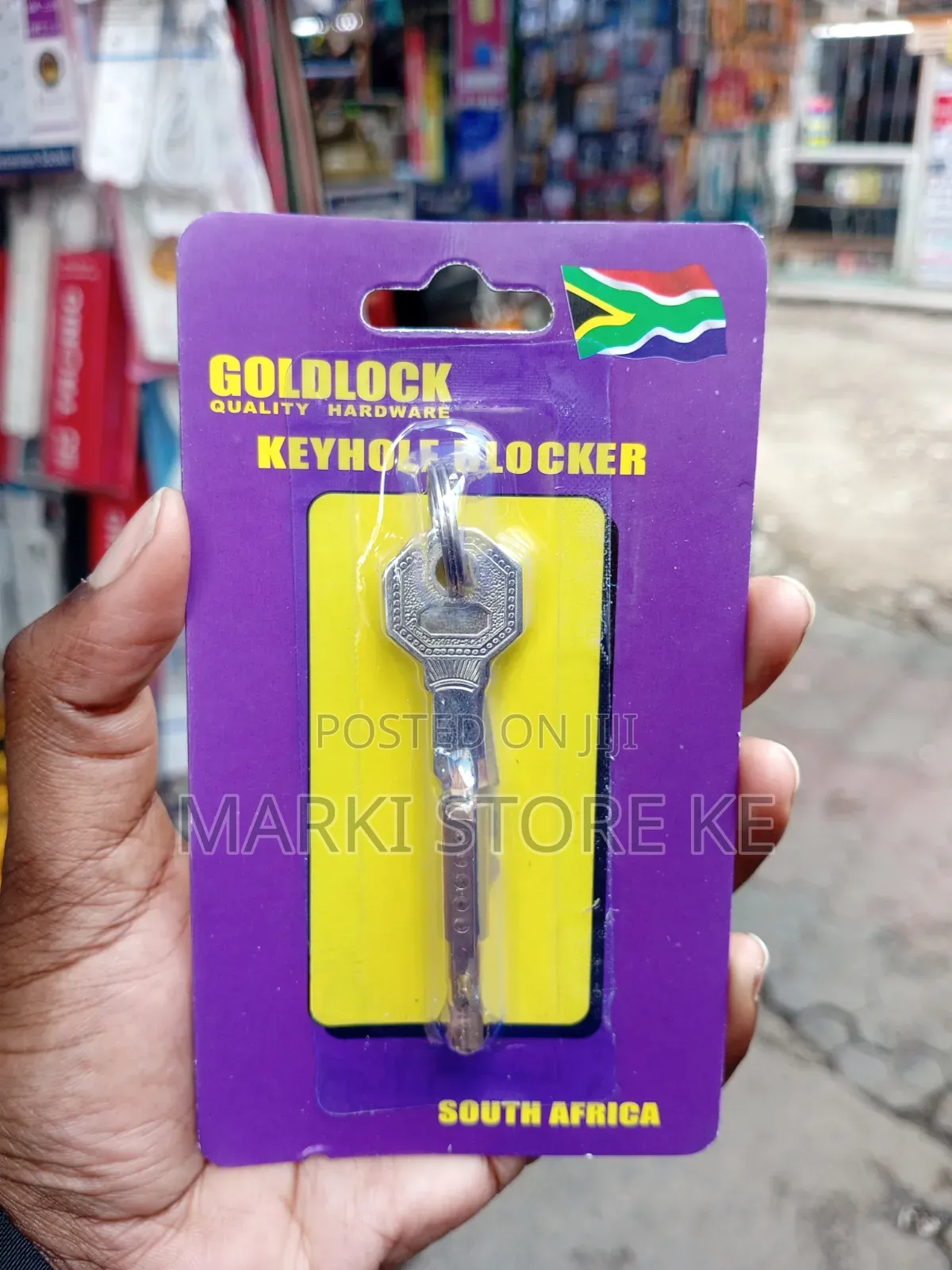Keyhole Blocker With Two Keys/Antigen Lock