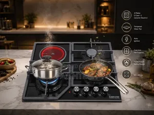 Globalstar Model GS4G60, a 60 Cm Built-in Hybrid Gas at Electric Cooker