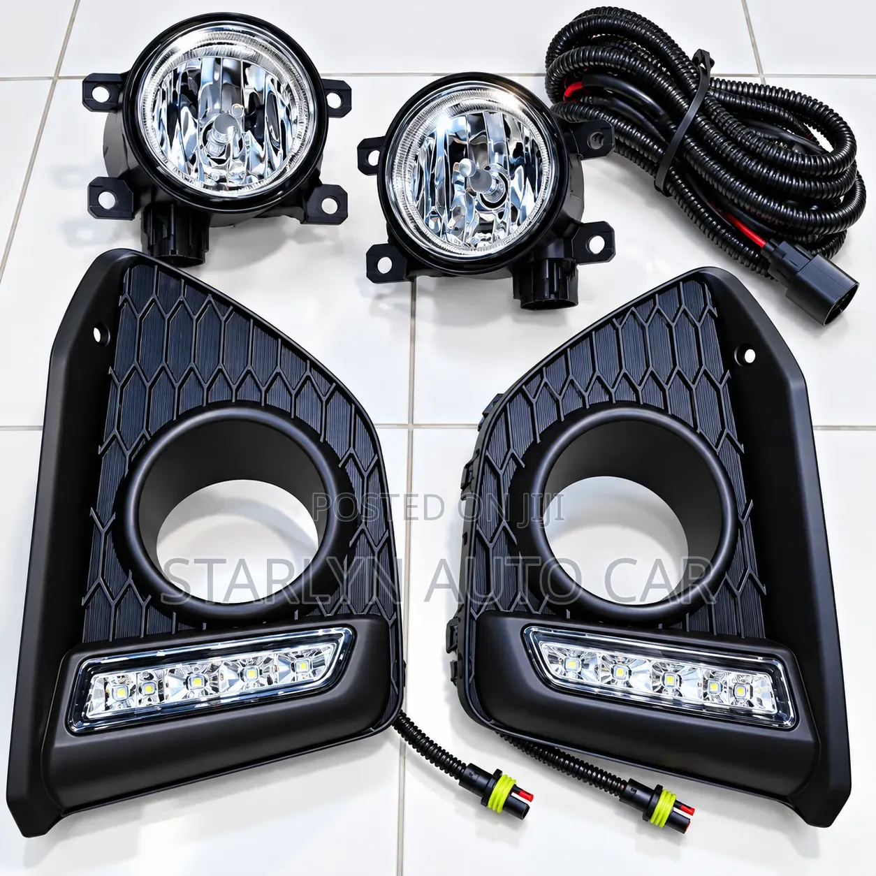 Premium Fog Lights With Integrated DRL for Honda Fit 2014