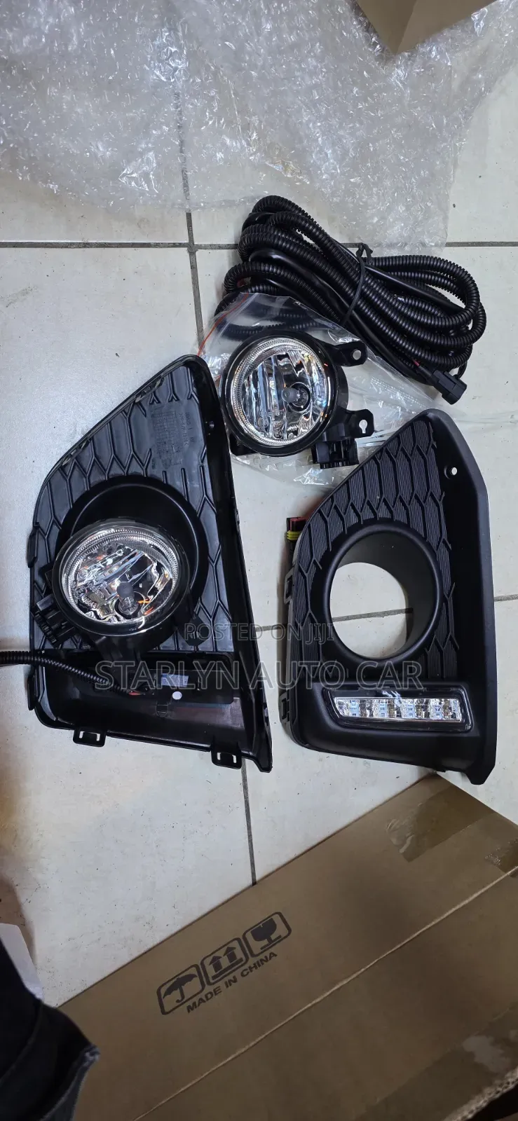 Premium Fog Lights With Integrated DRL for Honda Fit 2014