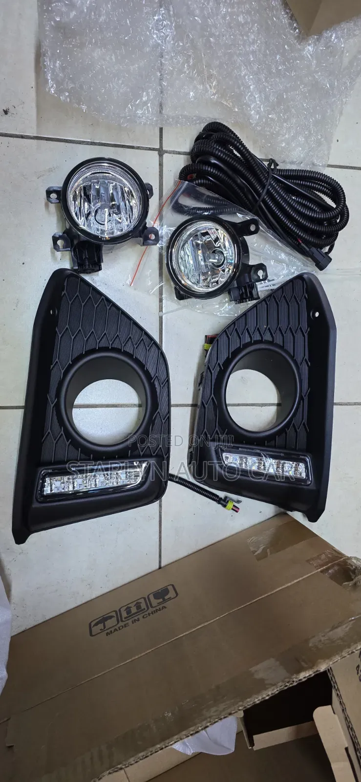 Premium Fog Lights With Integrated DRL for Honda Fit 2014