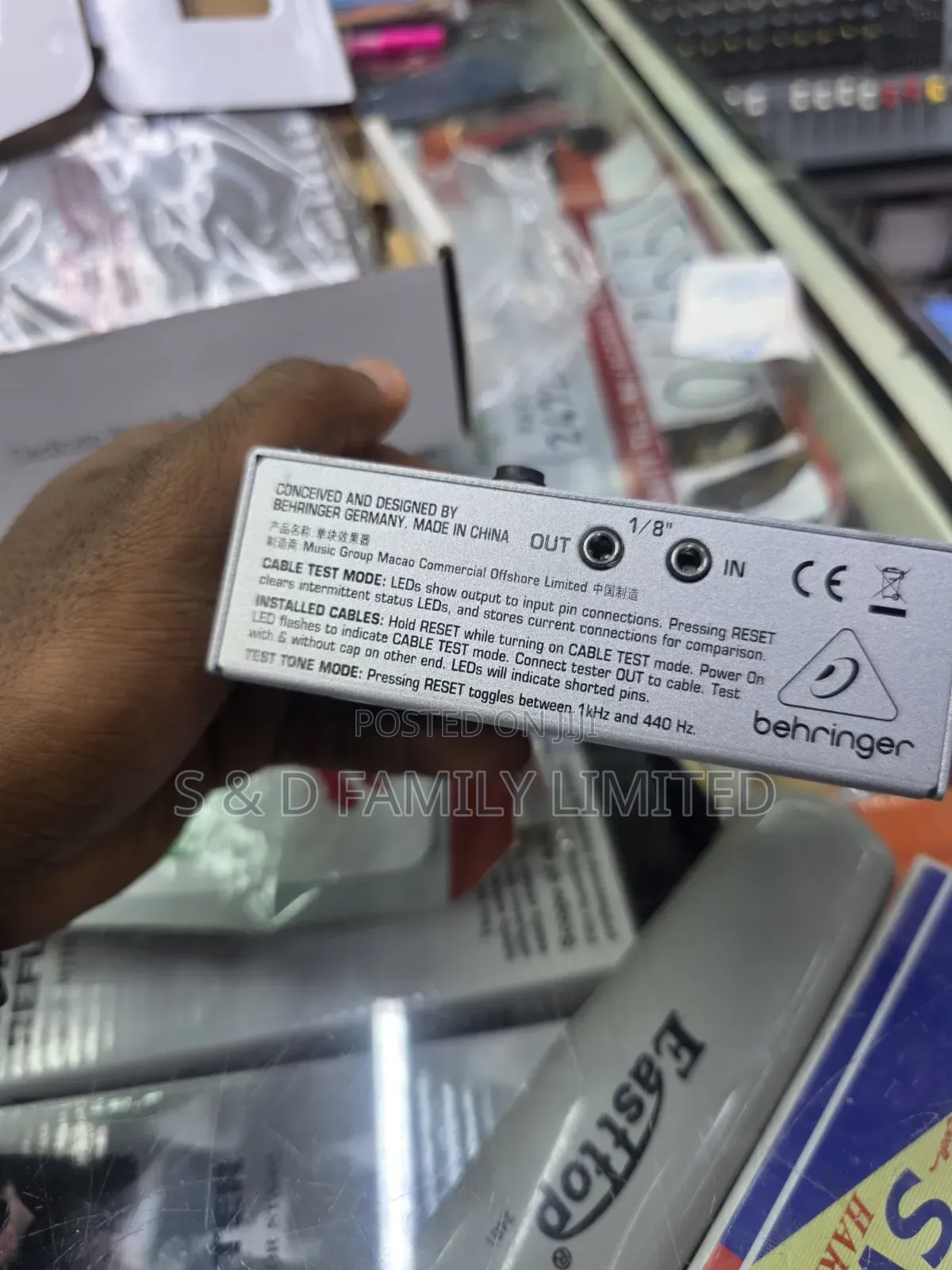 Behringer CT100 Cable Tester