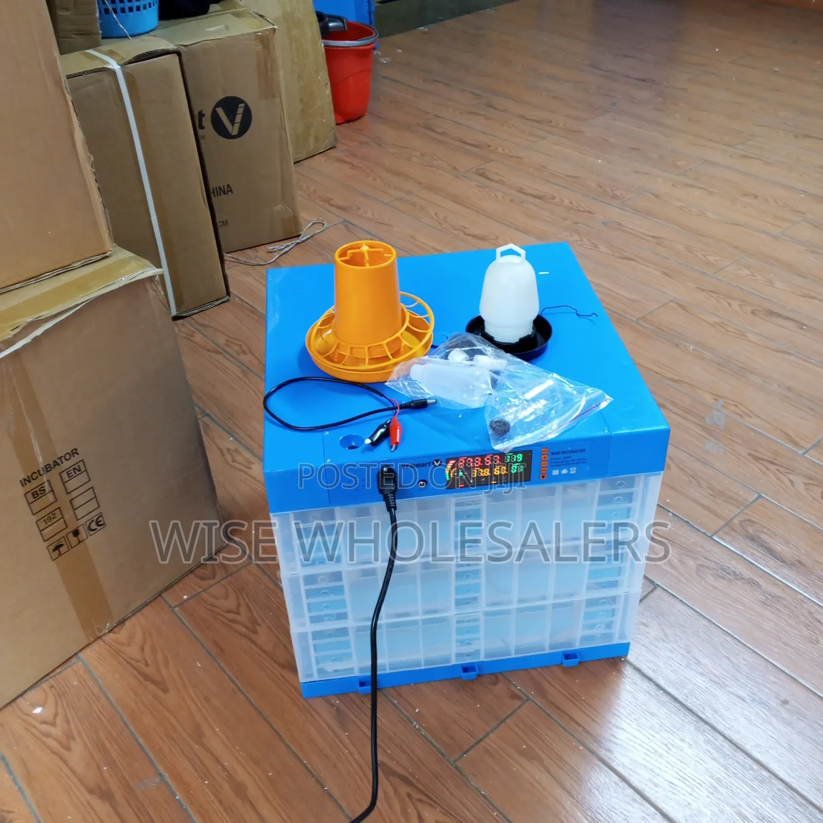 192-Eggs Solar and Electric Power Automatic Incubator